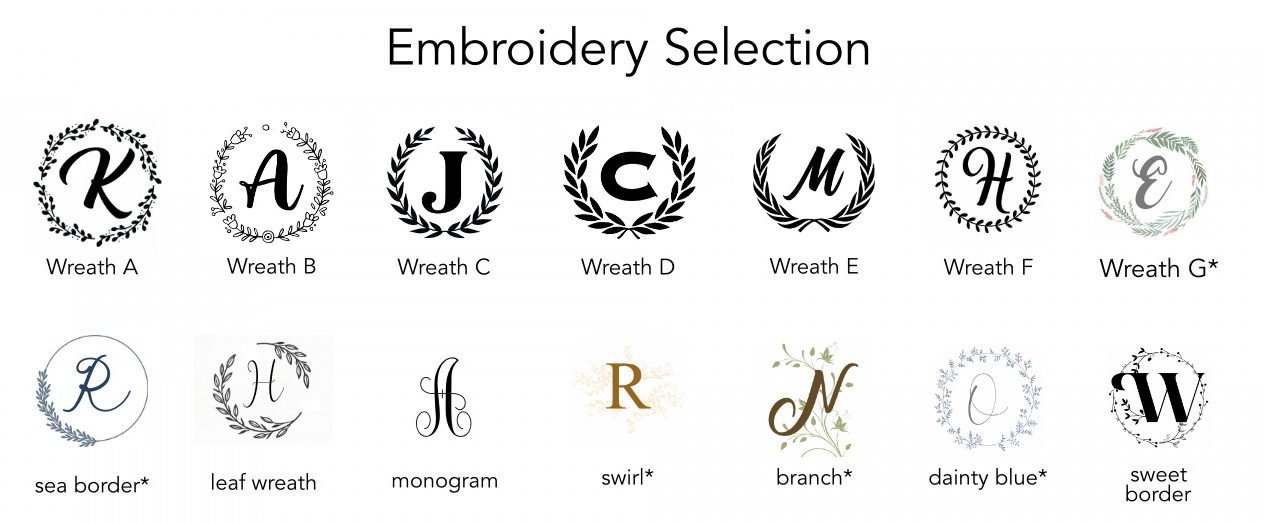 EMBROIDERY SELECTION